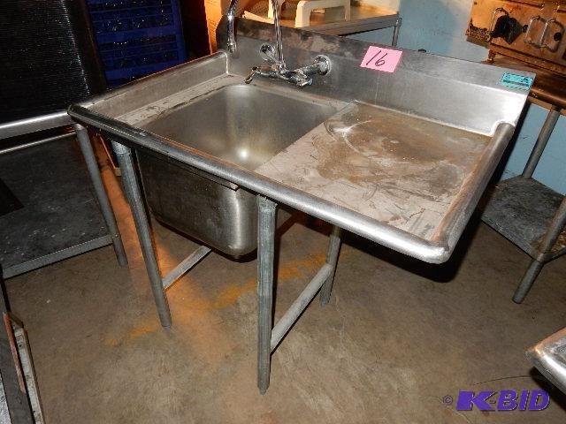 Single Section Stainless Steel Sink