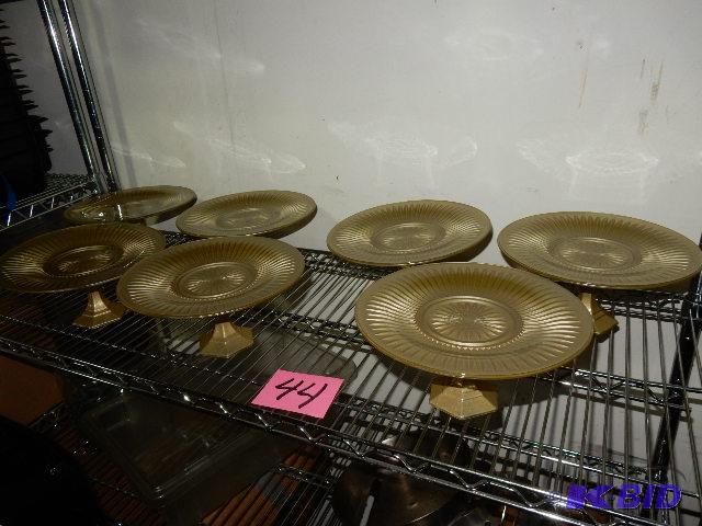 Round Pedestal Serving plates