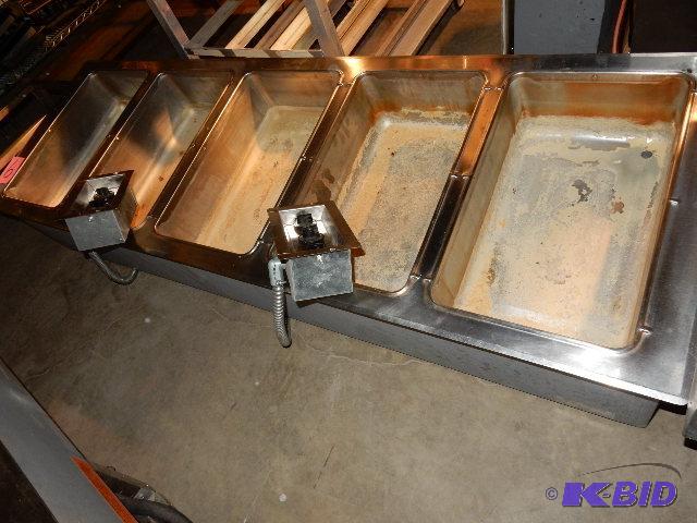 5 Section Hot Food Dropin Unit