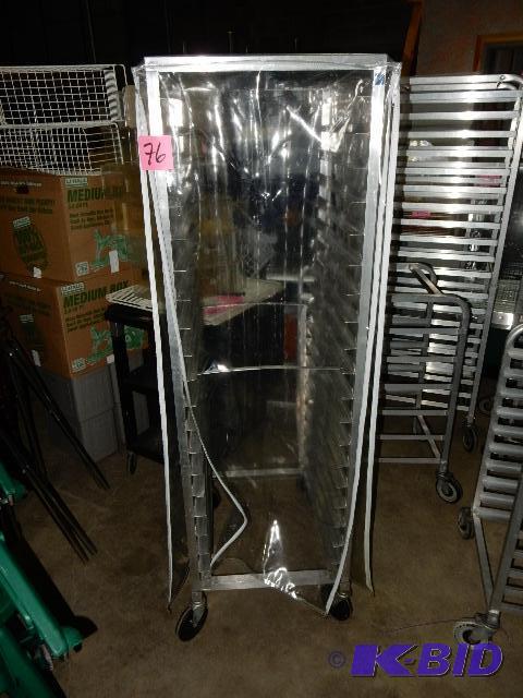 Aluminum pan Rack with plastic cover