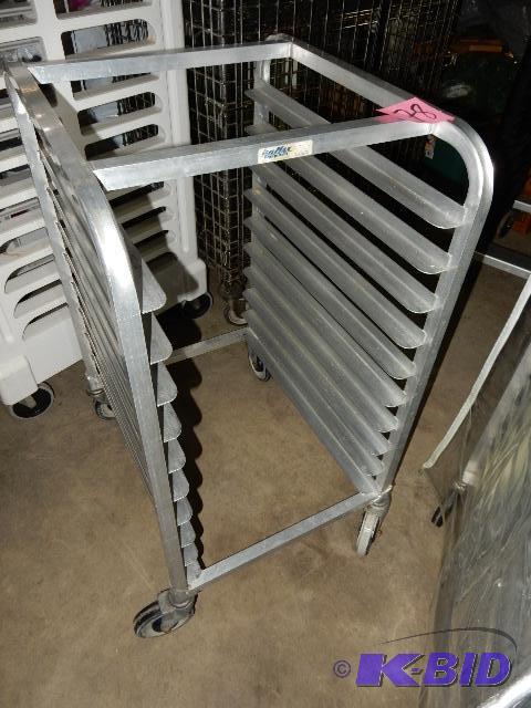 Aluminum pan rack