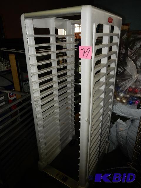 Heavy Plastic pan rack
