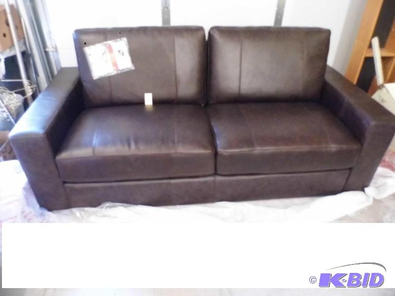 lot 30 image: New Lifestyle Leather Sofa