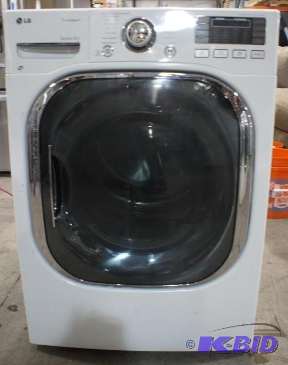 lot 13 image: New LG Dryer Model # (DLGX4071W) MSRP $999 - ...