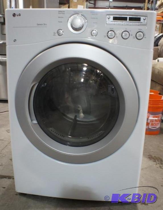 lot 15 image: New LG Dryer Model # (DLE3050W) MSRP $799 - T...