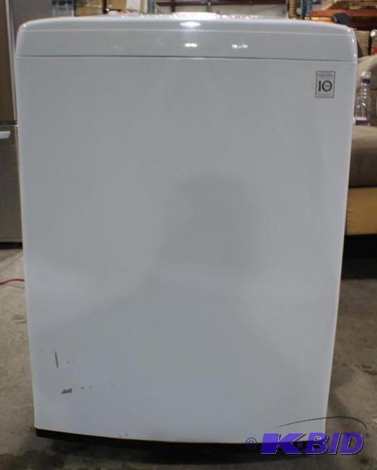 lot 16 image: New LG Washer Model # (WT1101CW) MSRP $699 - ...