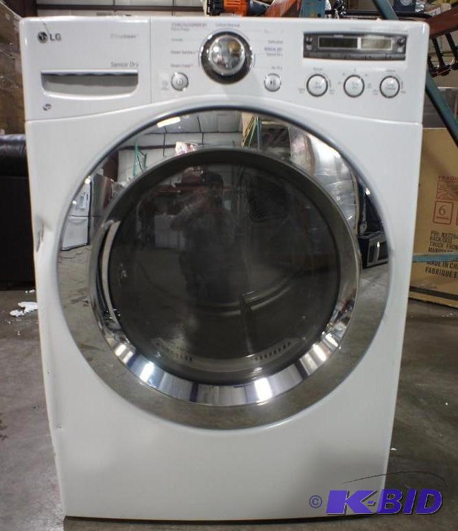 lot 17 image: New LG Dryer Model # (DLGX3251W) MSRP $899 - ...