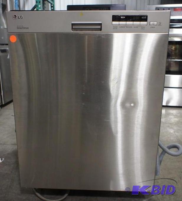 lot 7 image: New LG Dishwasher Model # (LDS5040ST) - Stain...