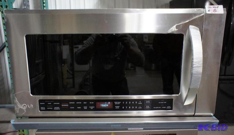 lot 8 image: New LG Microwave Model # (LMHM2017ST) - built...