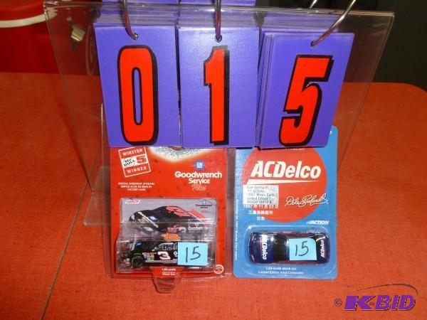 Dale Earnhardt 164 scale action cars. As sho...