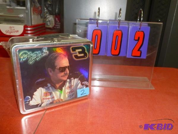 Dale Earnhardt metal lunch box. as shown. New...