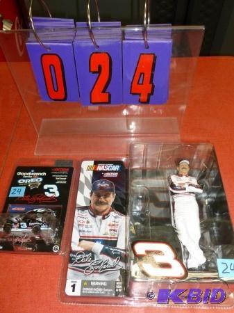 Nascar Dale Earnhardt figure with 164 scale ...