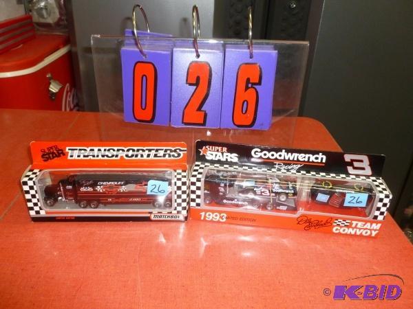 2 matchbox 19921993 Dale Earnhardt transport...