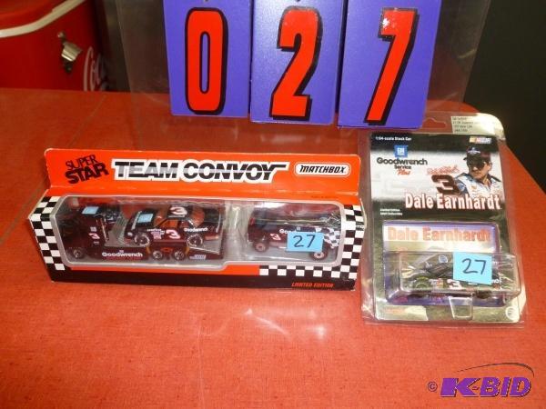 Matchbox 164 scale 1990 Dale Earnhardt trans...