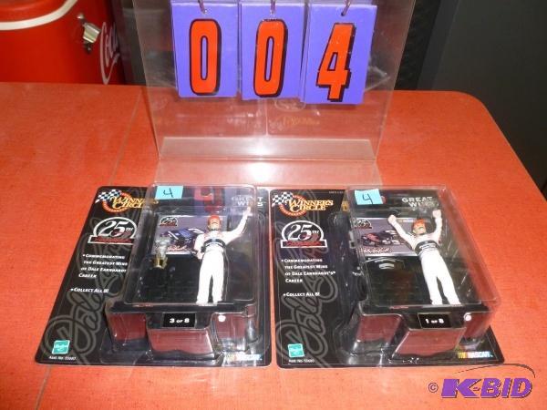 2 Dale Earnhardt winners circle figures. As s...