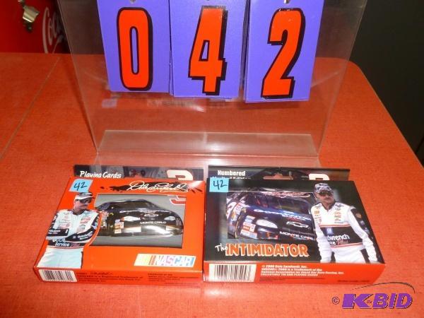 2 sets of Dale Earnhardt playing cards. 4 dec...