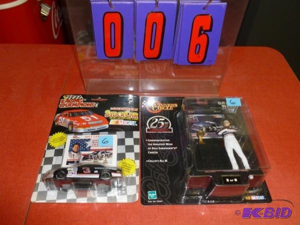 2 Dale Earnhardt collectible figure plus a 19...