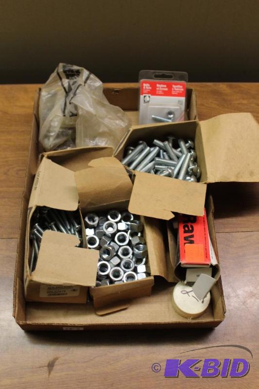 Lot of Nuts  Bolts  Fasteners&nbsp...