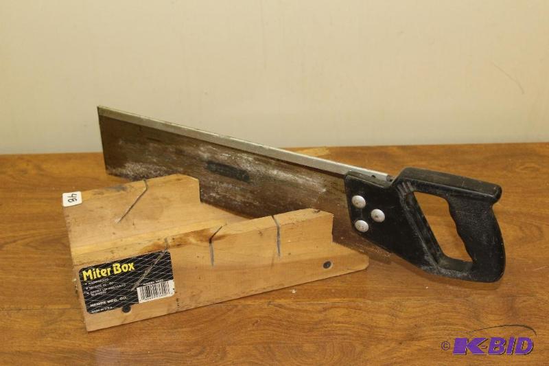 Miter Box and Saw&nbsp...
