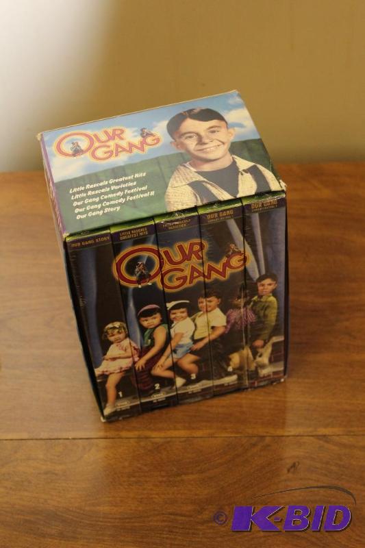 Our Gang VHS Set  Only Vol. 2 Has been open...