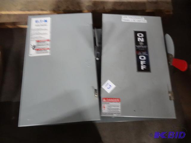 Eaton and GE disconnect box. Challenger fuse ...