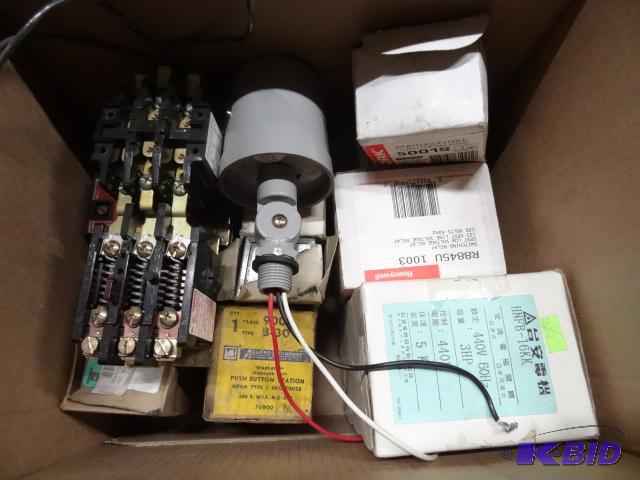 Switching relays. Photo switch. Controllers a...