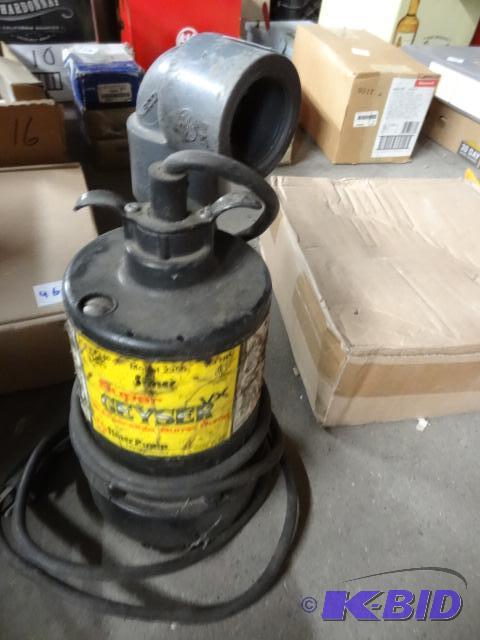Simer submersible pump...