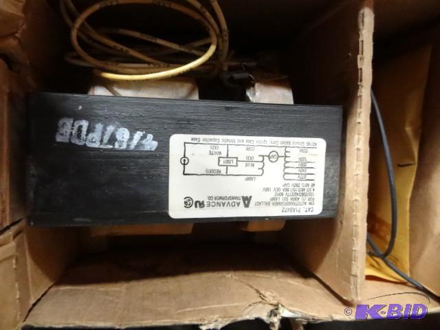 Advance high pressure sodium ballast. 1-400w ...