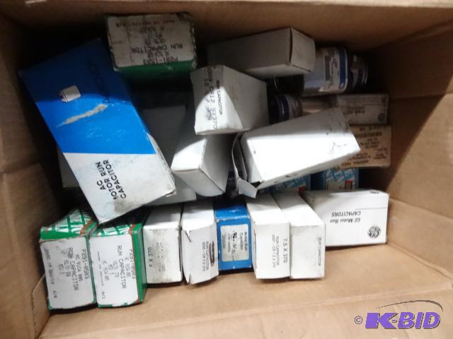 Box of misc capacitors...