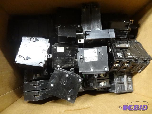 Box of misc circuit breakers...