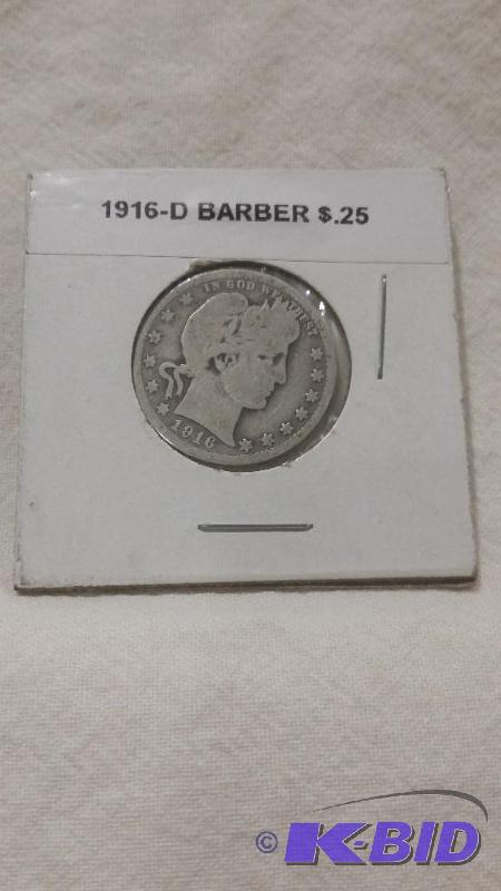 Barber or Liberty Silver Quarter