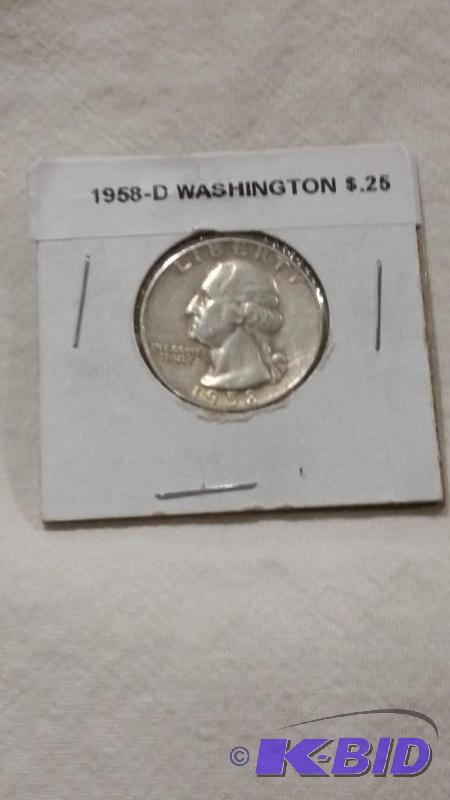 Washington Silver Quarter Dollar