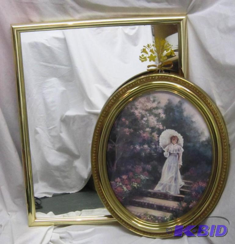 Mirror  Victorian Lady