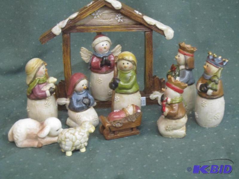 Snowman Nativity