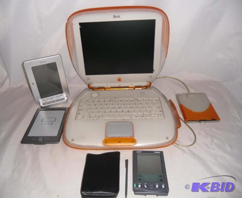 Trash or Treasure  Apple Ibook, Kindle, Palm Pilot 1000, Brookstone World Clock, Repair or Parts