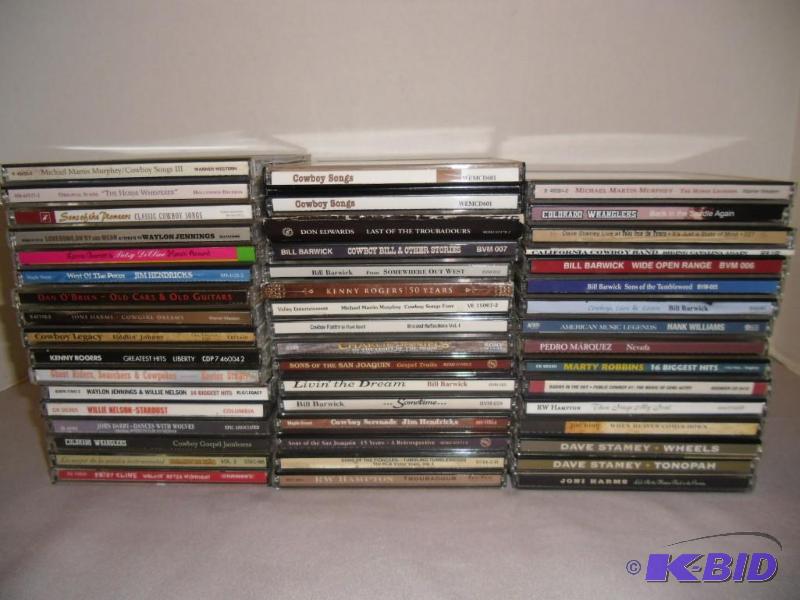 Huge Lot of Cowboy Country Western CDs