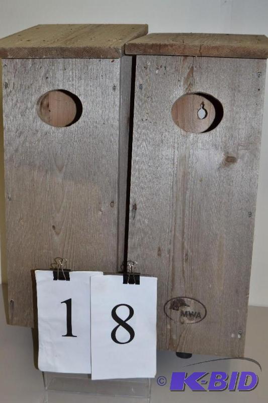 lot 18 image: MWA wood duck houses