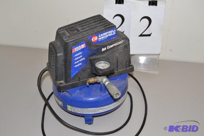 lot 22 image: Campbell Hausfeld Air Compressor