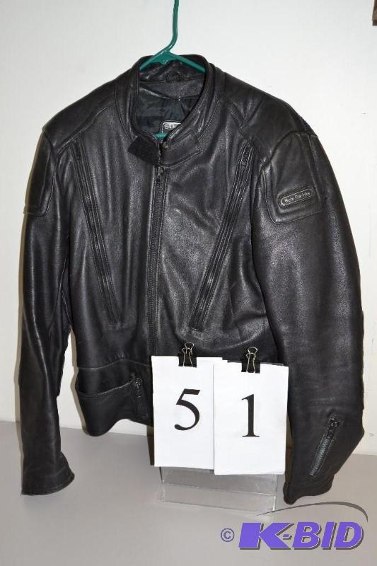lot 51 image: Hein Gericke leather motorcycle jacket