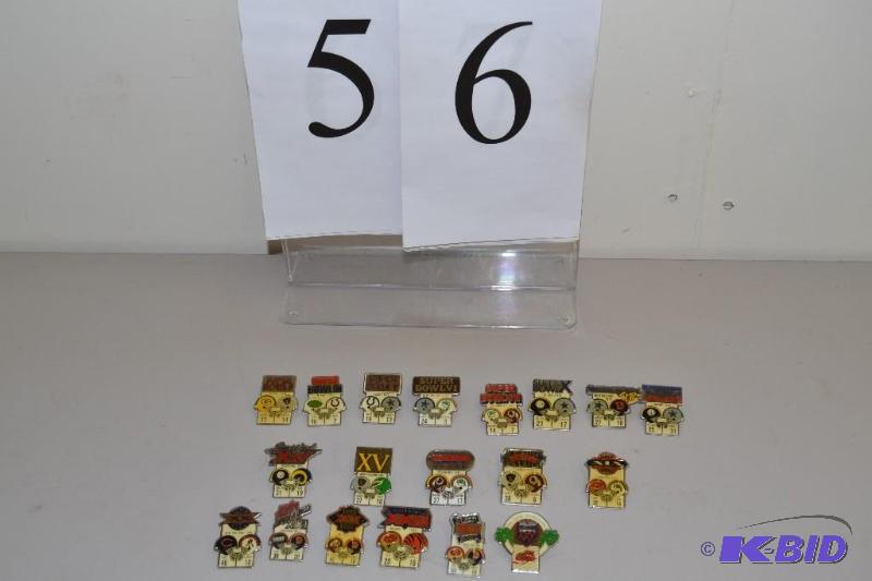 lot 56 image: Super Bowl pins