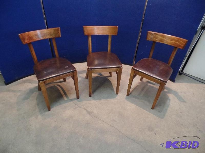 3 Wooden Chairs