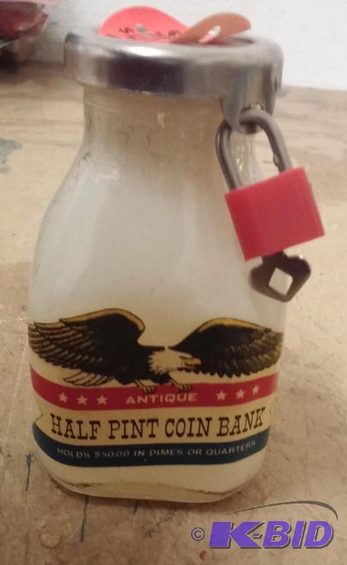 Half Pint Milk Jar Bank...