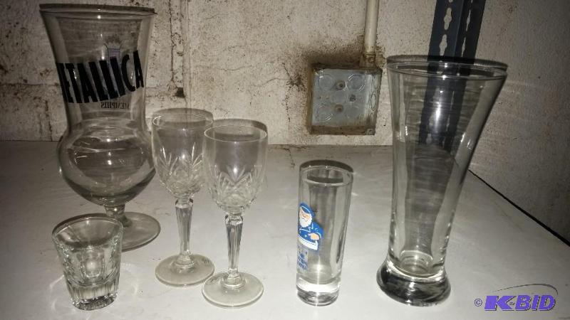 Large lot of Bar glasses...