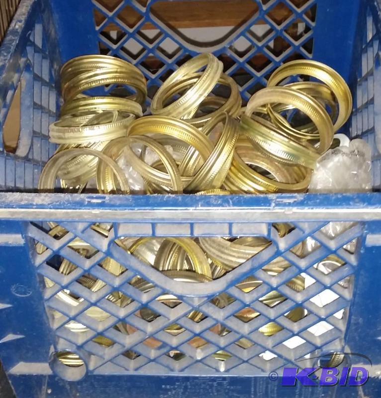 Large Lot of Jar screw lids...