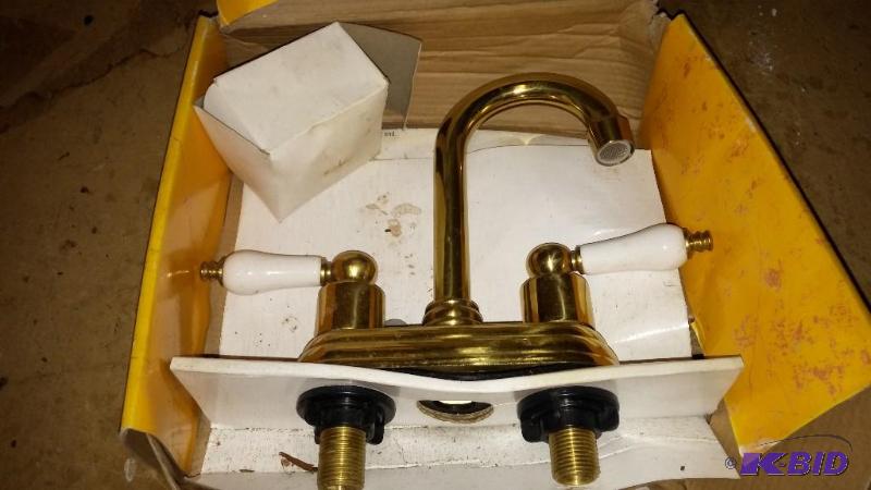 NEW gold plated faucet...