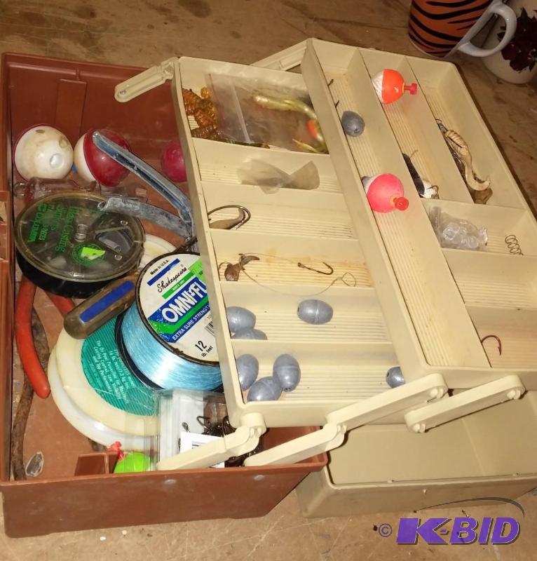 Tackle Box with tackle as shown...