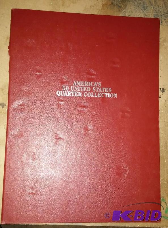 Americas 50 state quarter collection holder...