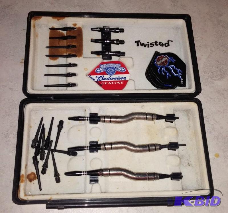 Set of Harley Davidson and Budweiser Twister ...