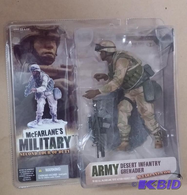 MCFARLANES MILITARY SERIES DEBUT ARMY DESERT...