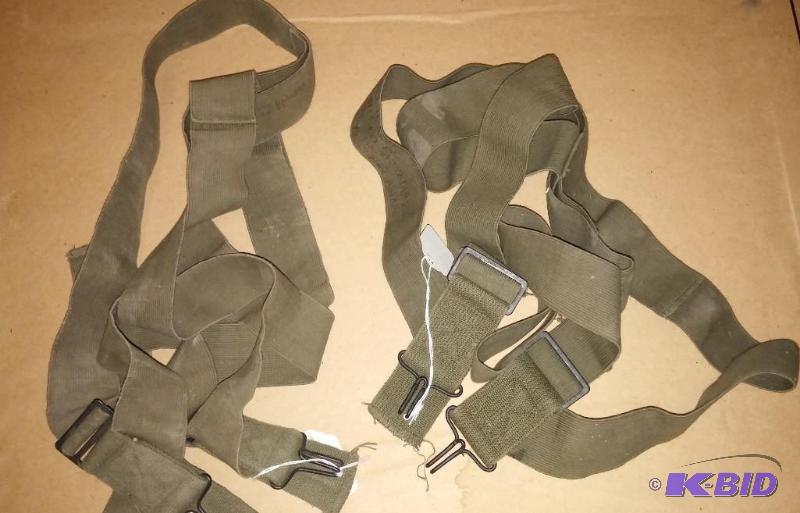 2 PAIRS OF US ARMY PANTS SUSPENDERS...
